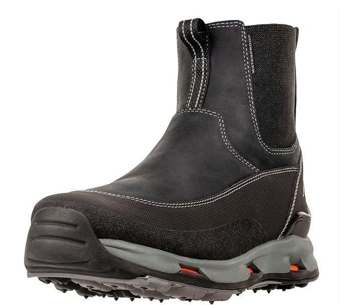 KORKERS Men Alpine Chelsea w/TrailTrac Sole, Color: Black, Size: 10