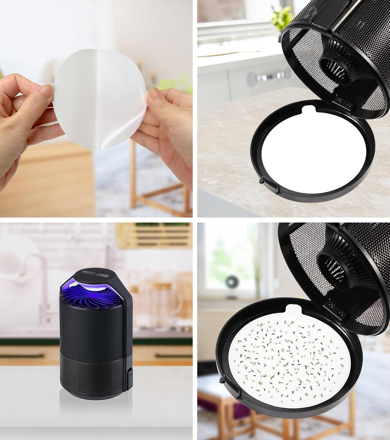 36 Pack 4.3" Refills for Katchy Indoor Insect Trap(Ultra Sticky),1:1 Precision F