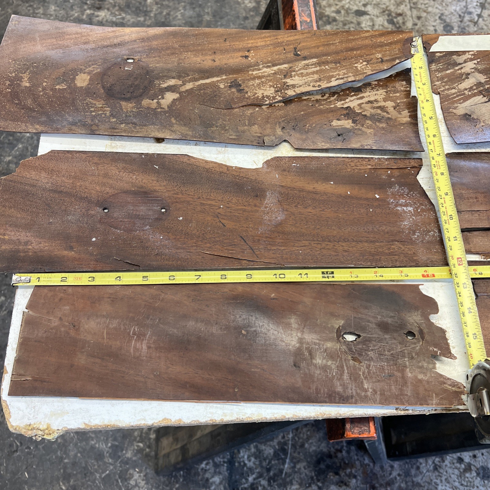 19thC Mahogany And Cherry Veneers