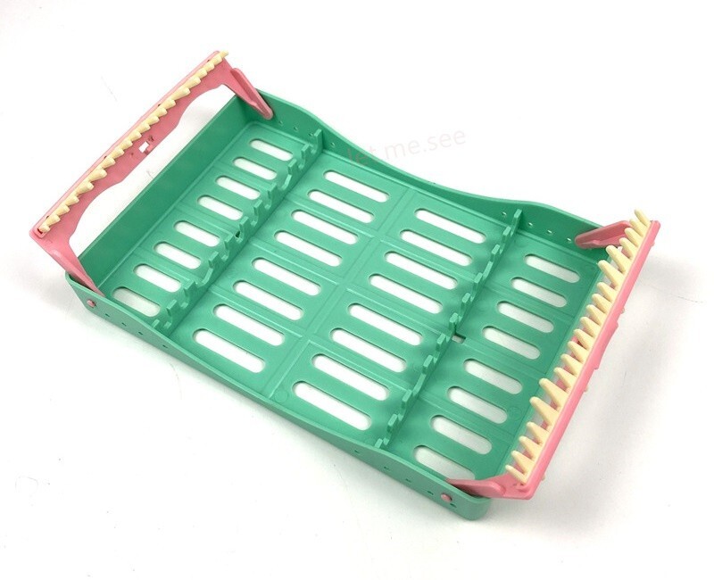 German Dental Autoclave Sterilization Cassette Pack Box Tray For 10 Instrument