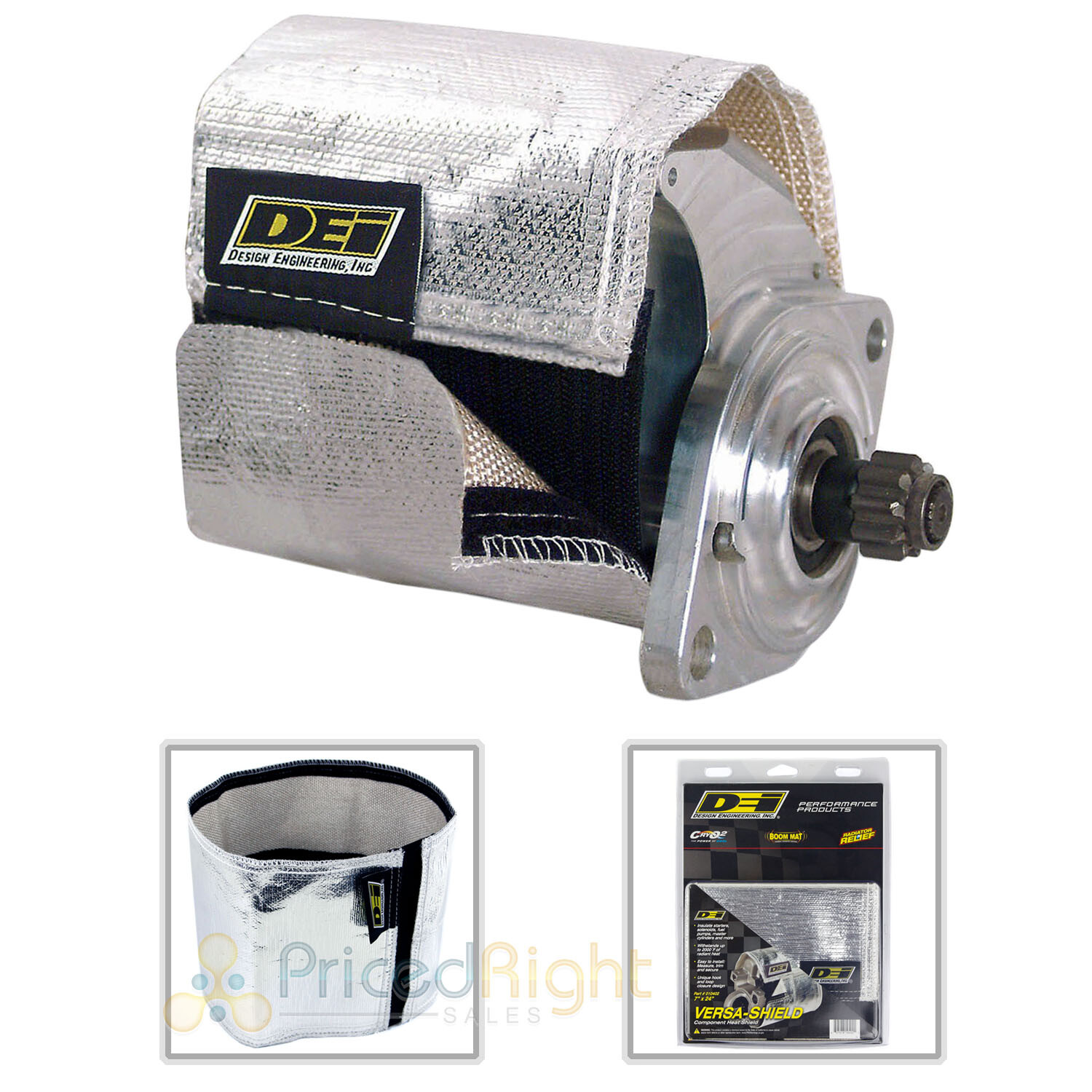 DEI Versa Automotive Component Heat Shield 7" x 24" Car Engine Starter 010402