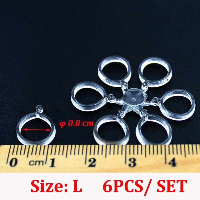 120Pcs Pellet Bait Bands Clear Carp Coarse Fishing Floater Surface Latex Bait