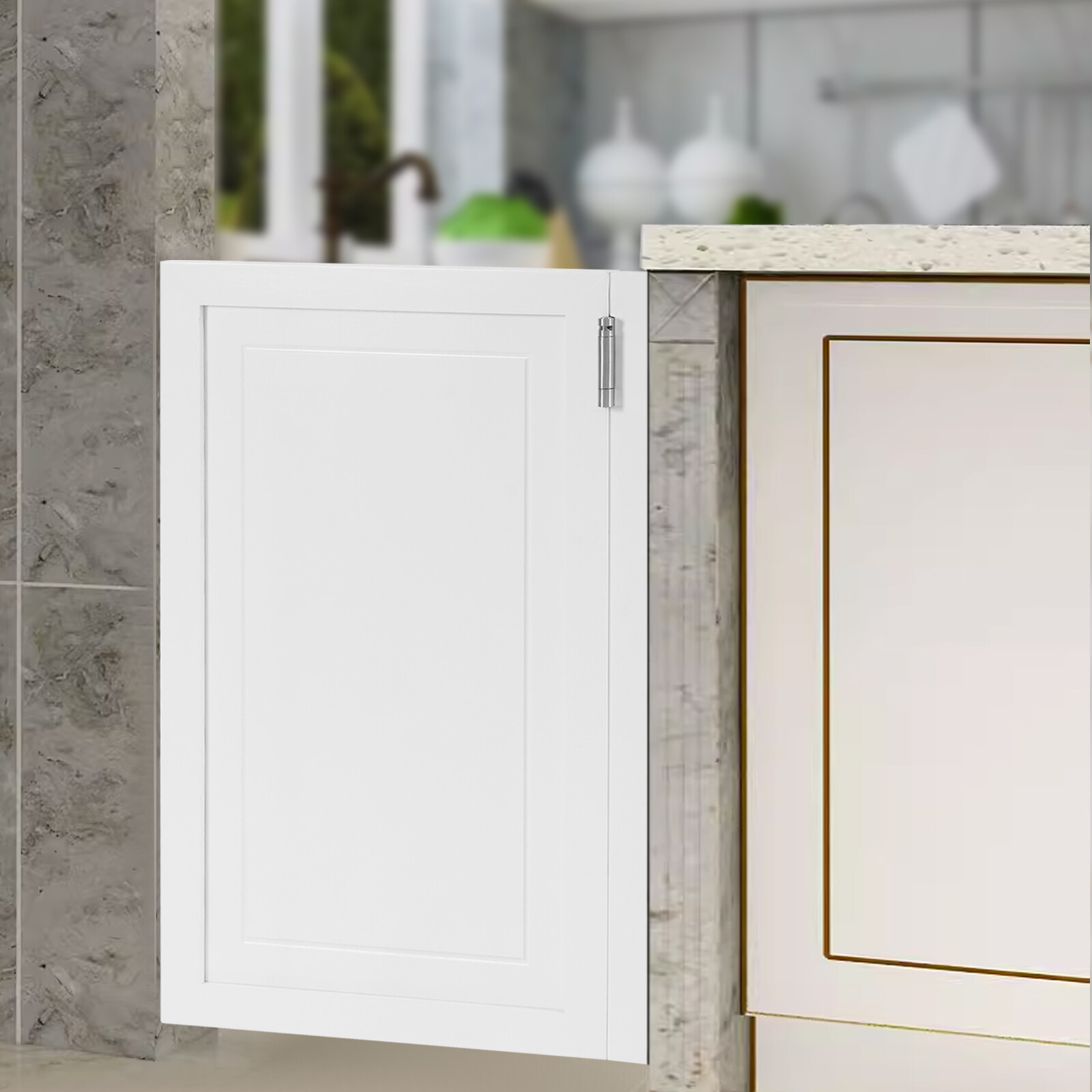 Wood Swinging Door Wall-mounted Entrance Half Cafe Doors Saloon Bar W/ Hinge