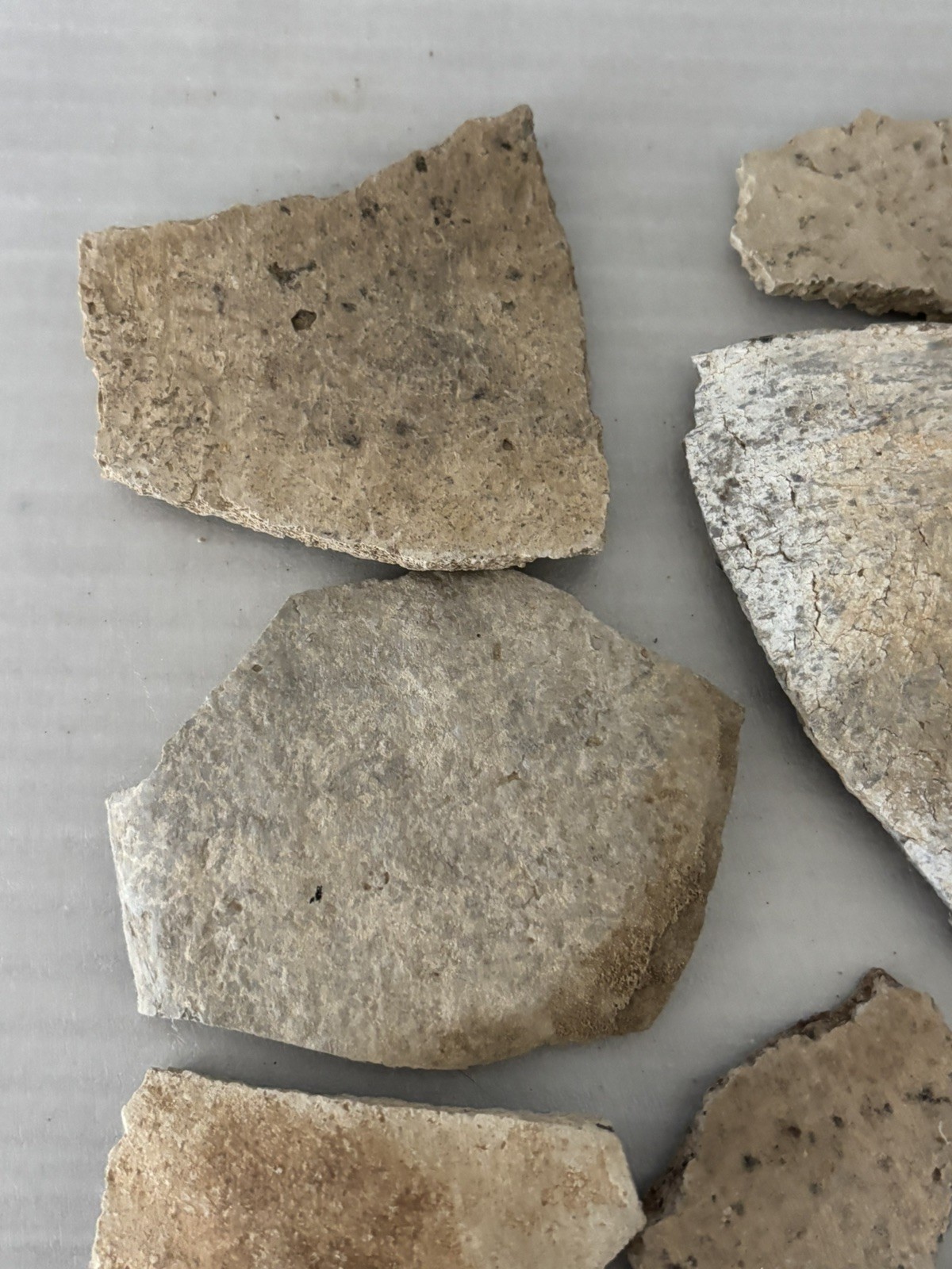 12 Ancient Anasazi Native American Pottery Shards 2” - 4” Arizona L6-D FREE SHIP