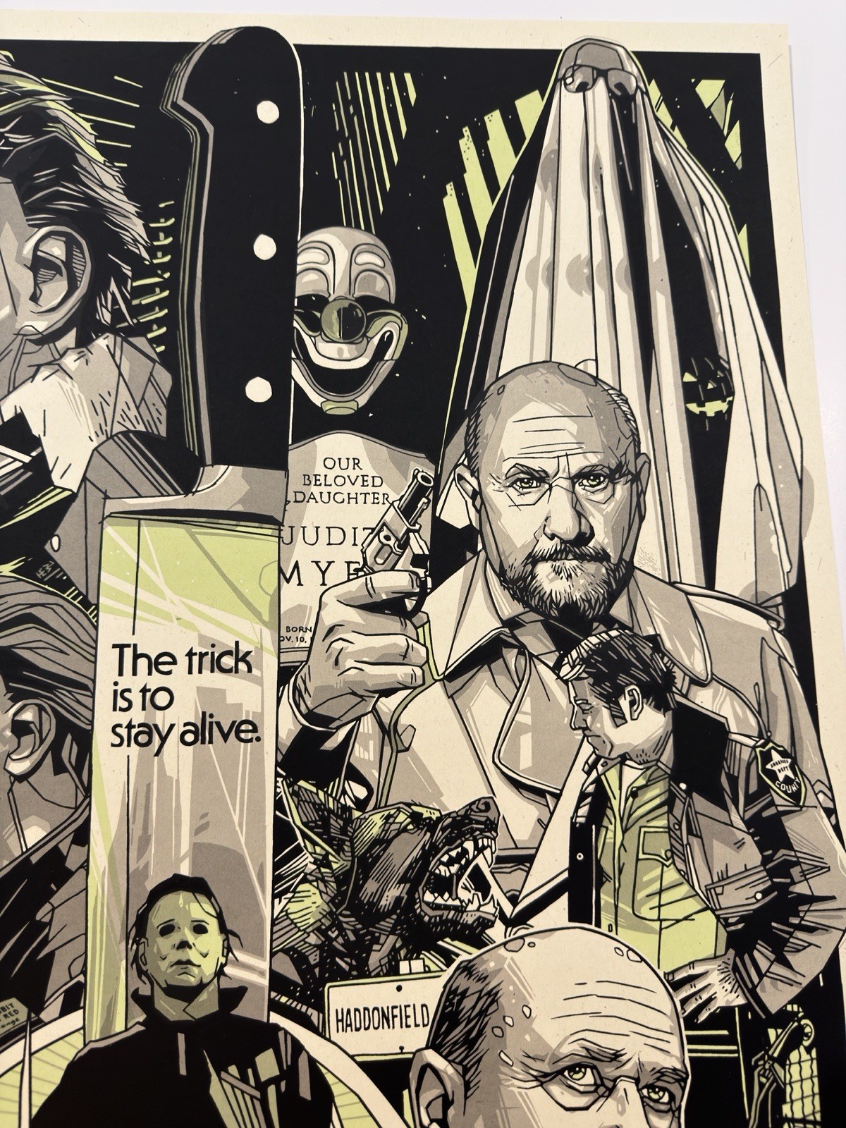 Tyler Stout Halloween Variant Movie Poster Print Glow In The Dark Mondo Artist