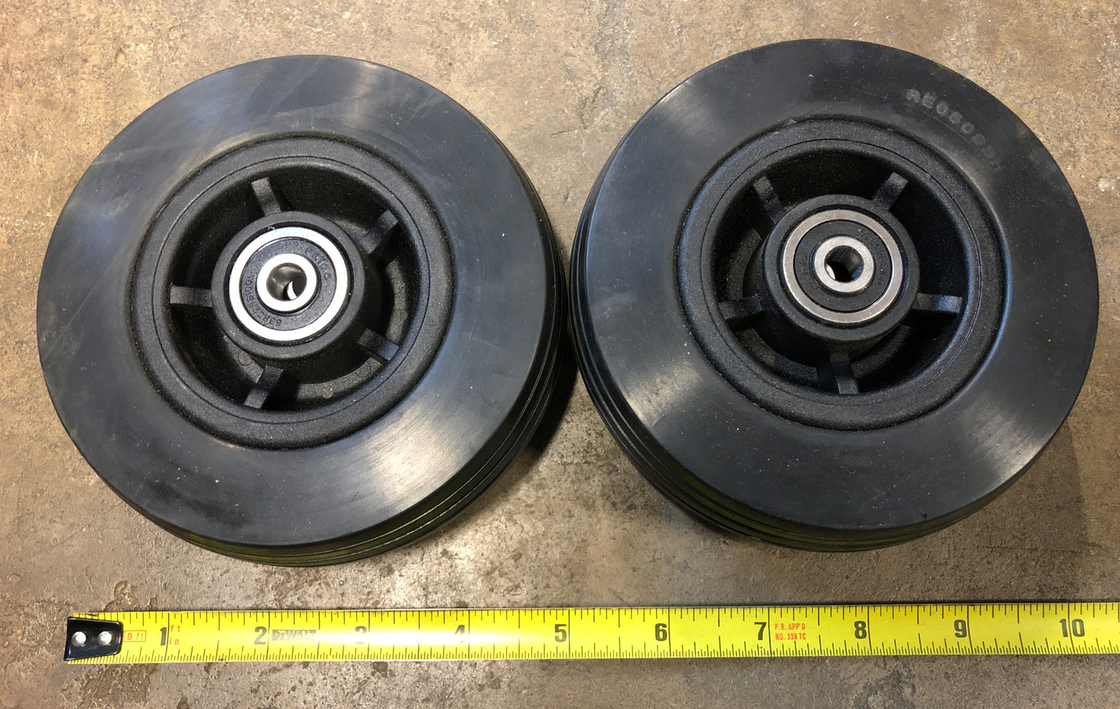 TWO(2) 5"x1.75"Caster Wheel Assembly Quantum 600 / Q610 / Jazzy J6 Power Chair