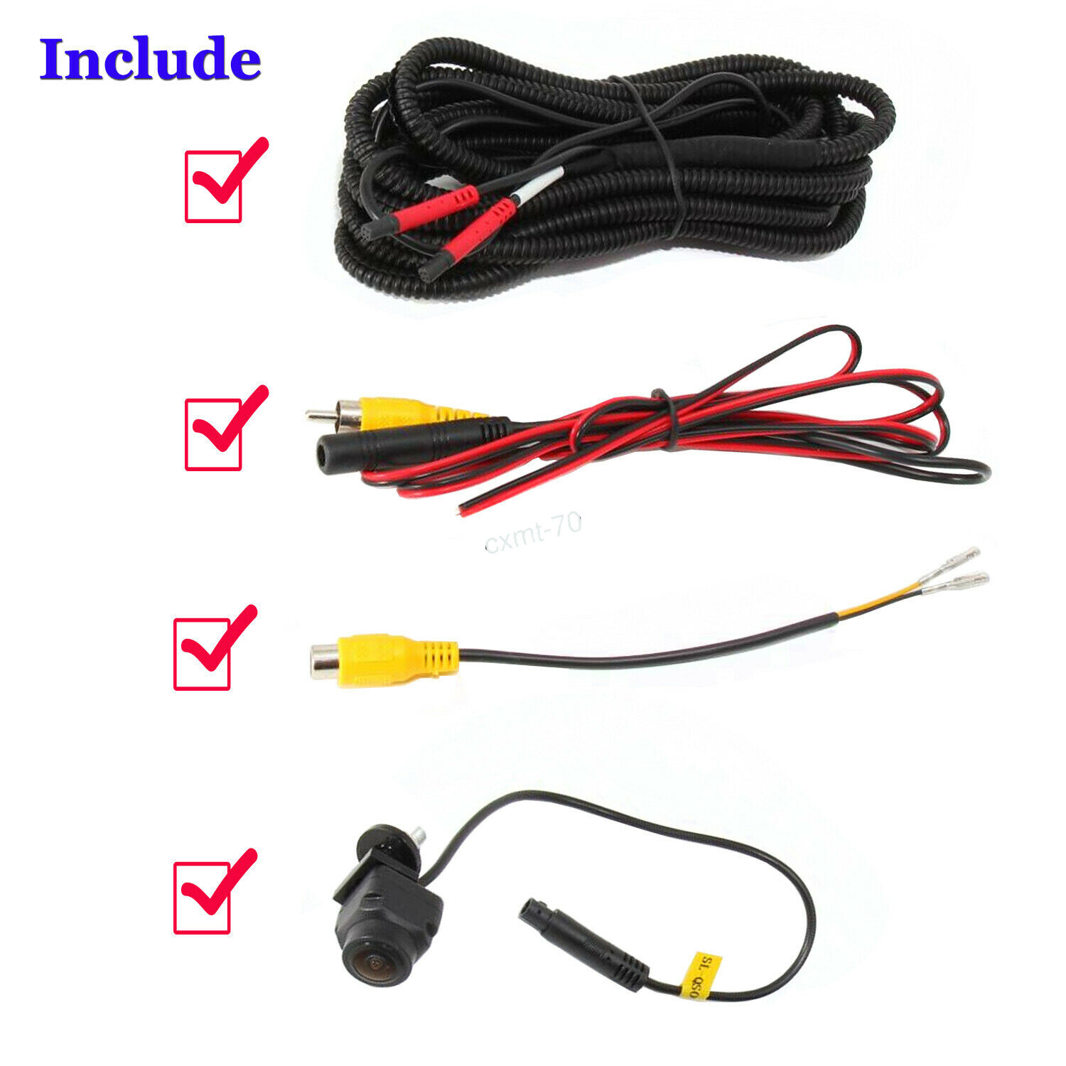 For Jeep Wrangler JL Rubicon JLU Forward Facing Off-Road Front View Camera