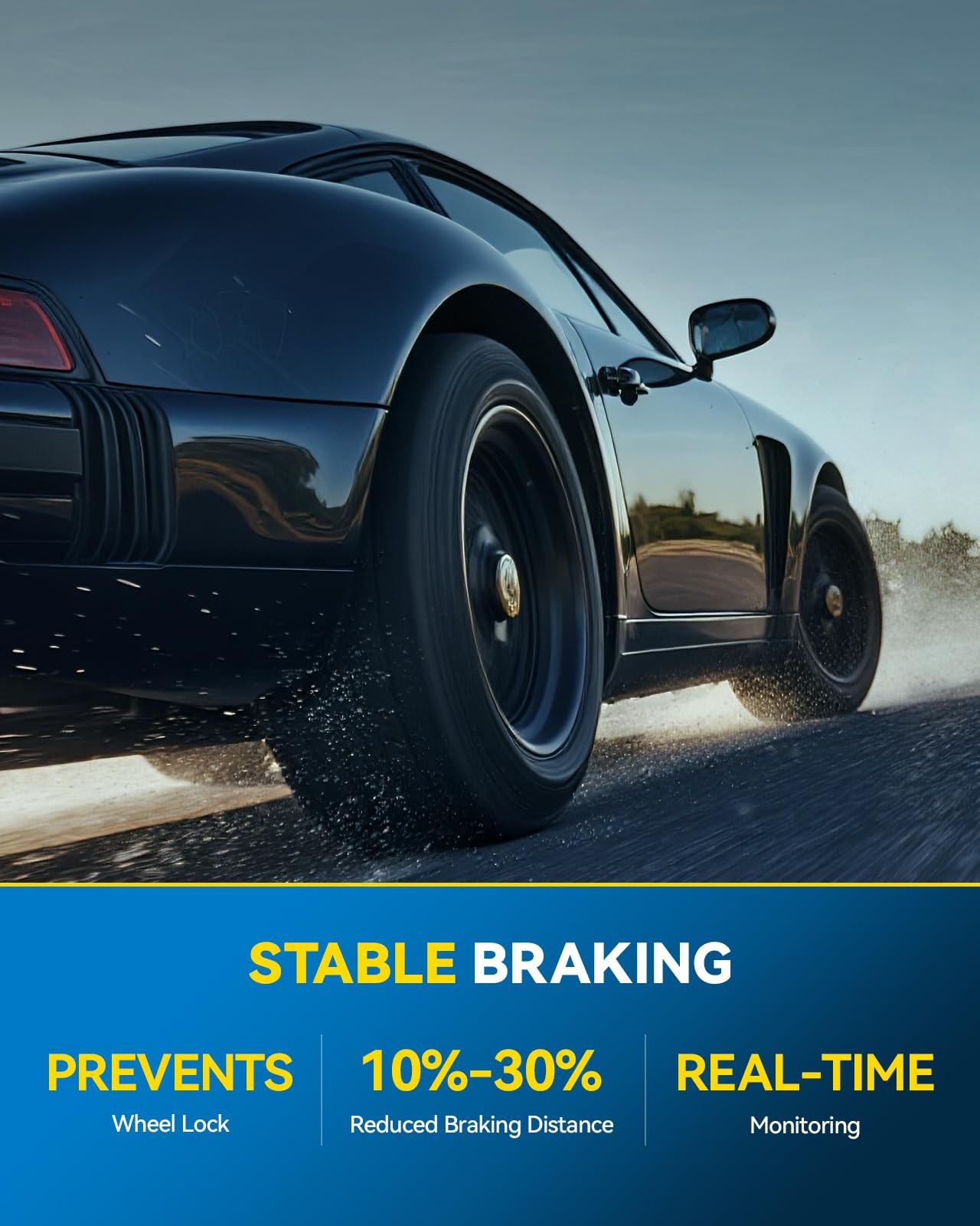 1PCS Front ABS Wheel Speed Sensor Replacement for Chevrolet Silverado/Sierra ...