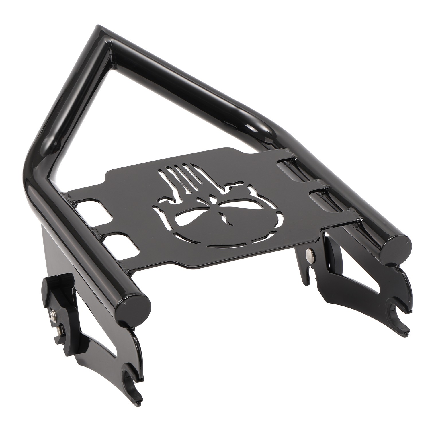 For 09-2025 Harley Touring Road King Glide Custom Two-Up Detachable Luggage Rack