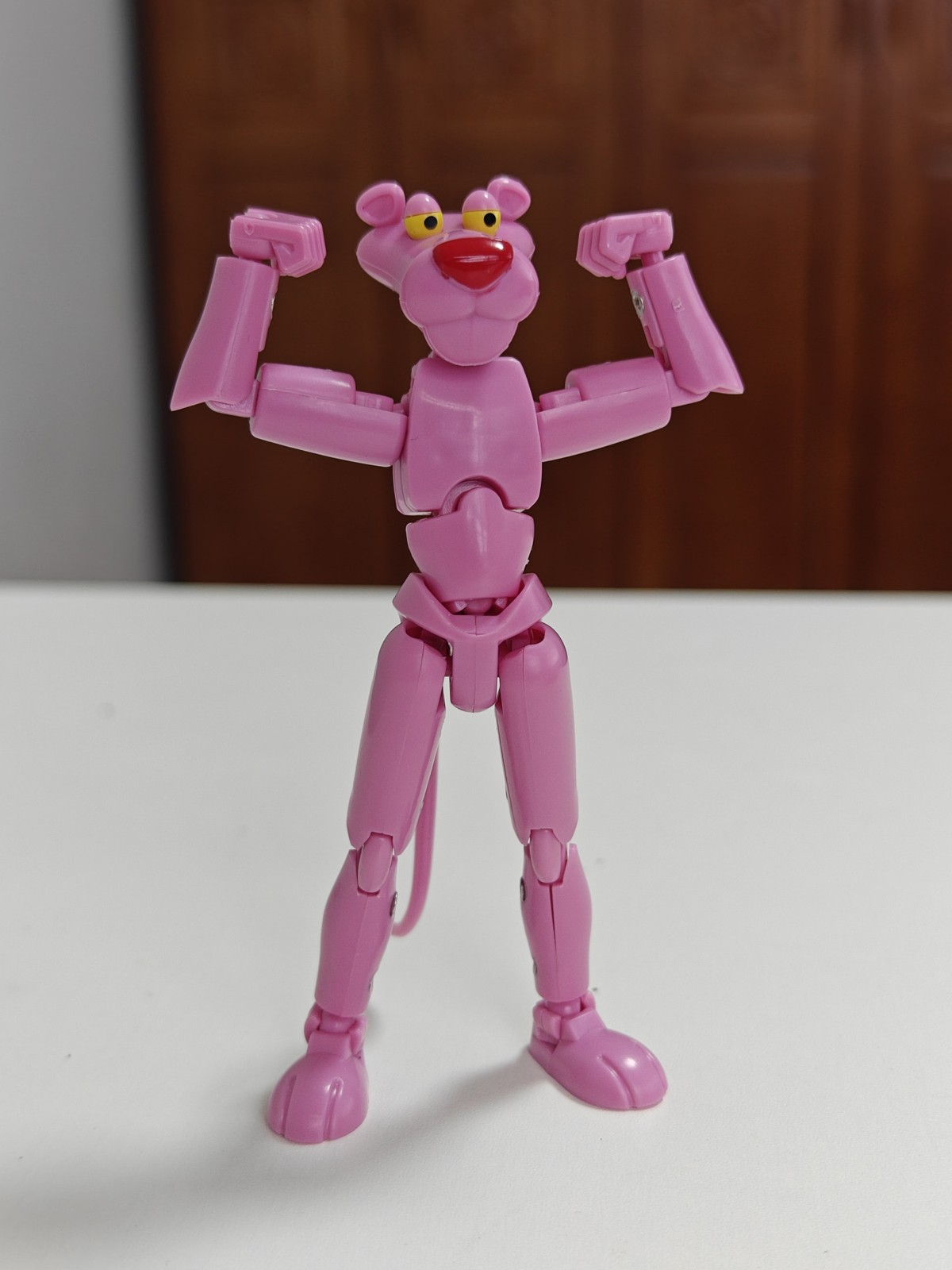 FJ Pink Panther Model Toys Action Figure Collection Hobby Children's Gift