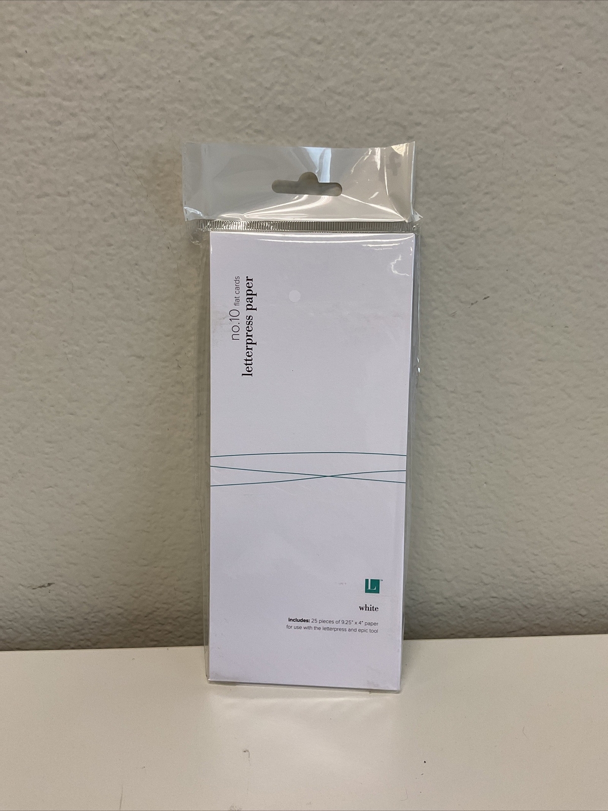 Lifestyle Crafts Letterpress Paper No.10 Flat Cards, 25pc. 9.25”x4”