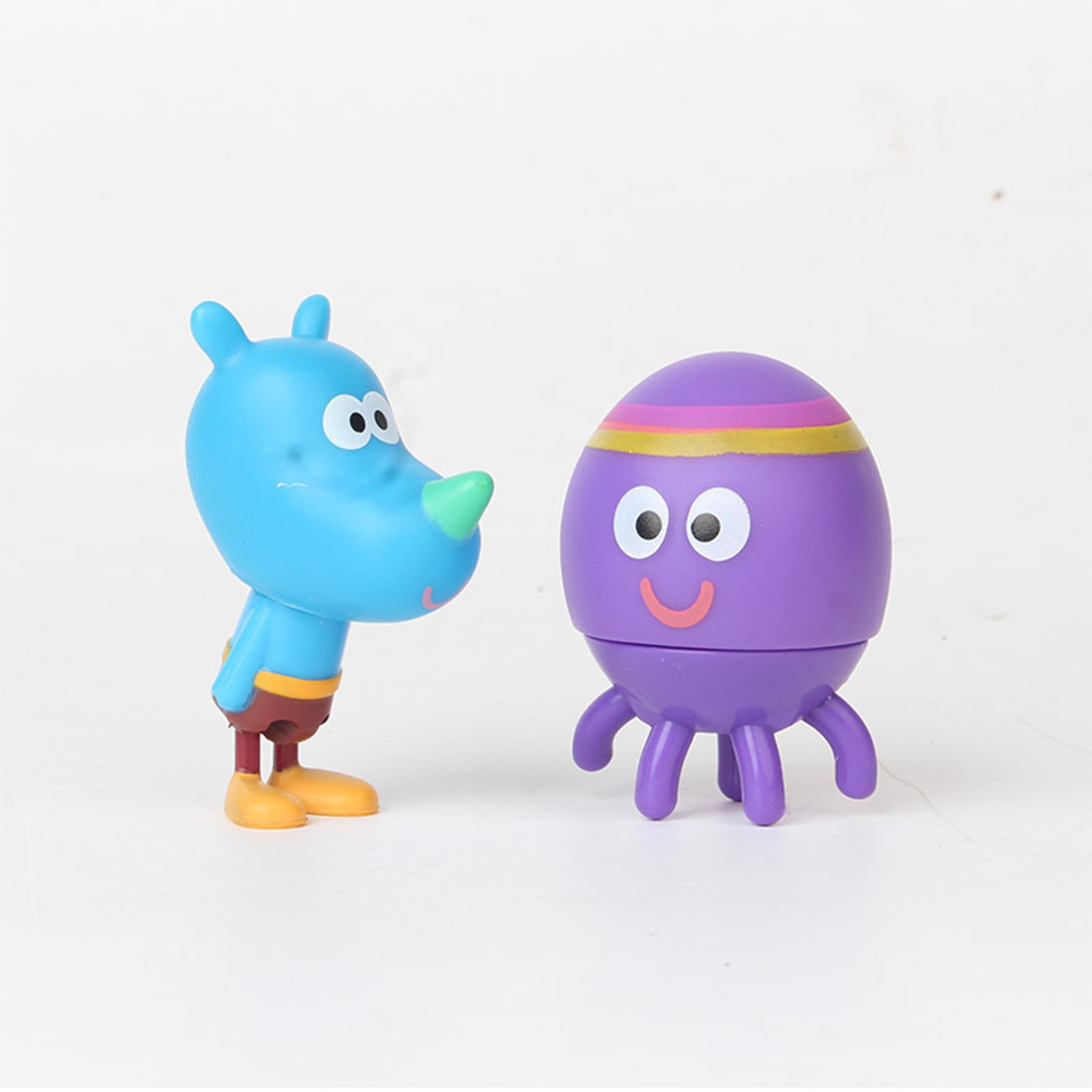 6X Hey Duggee Crocodile Happy Squirrel Octopus Betty Topper Action Figures Toys-