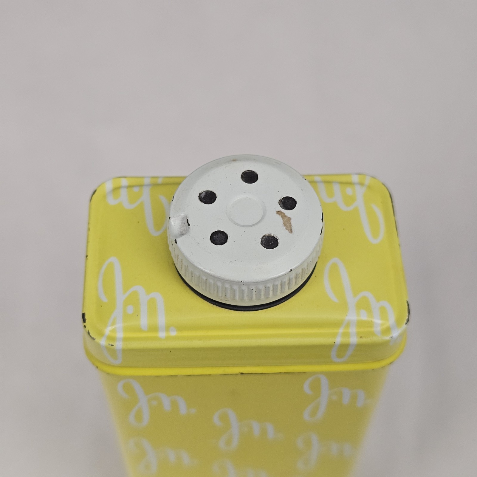 Vintage Jean Nate Talc Powder Tin 4oz USA 1950s No. 60