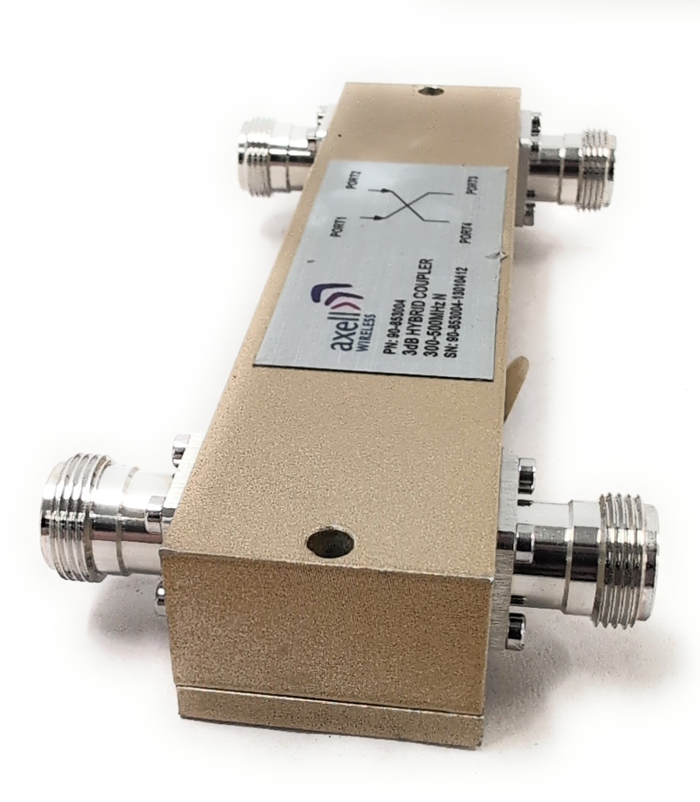 Axell Wireless 90-853004 3dB Hybrid Coupler 300-500Mhz N Connector