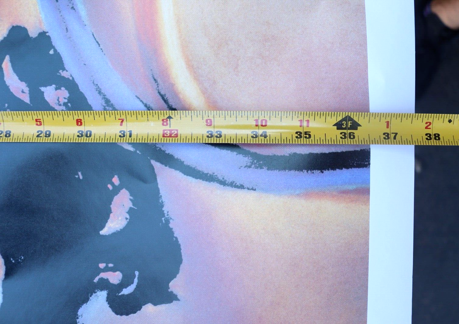 1999 PYRAMID JIMI HENDRIX EXPERIENCE WIRE HAIR MEDUSA CONCERT POSTER ART 53x37"