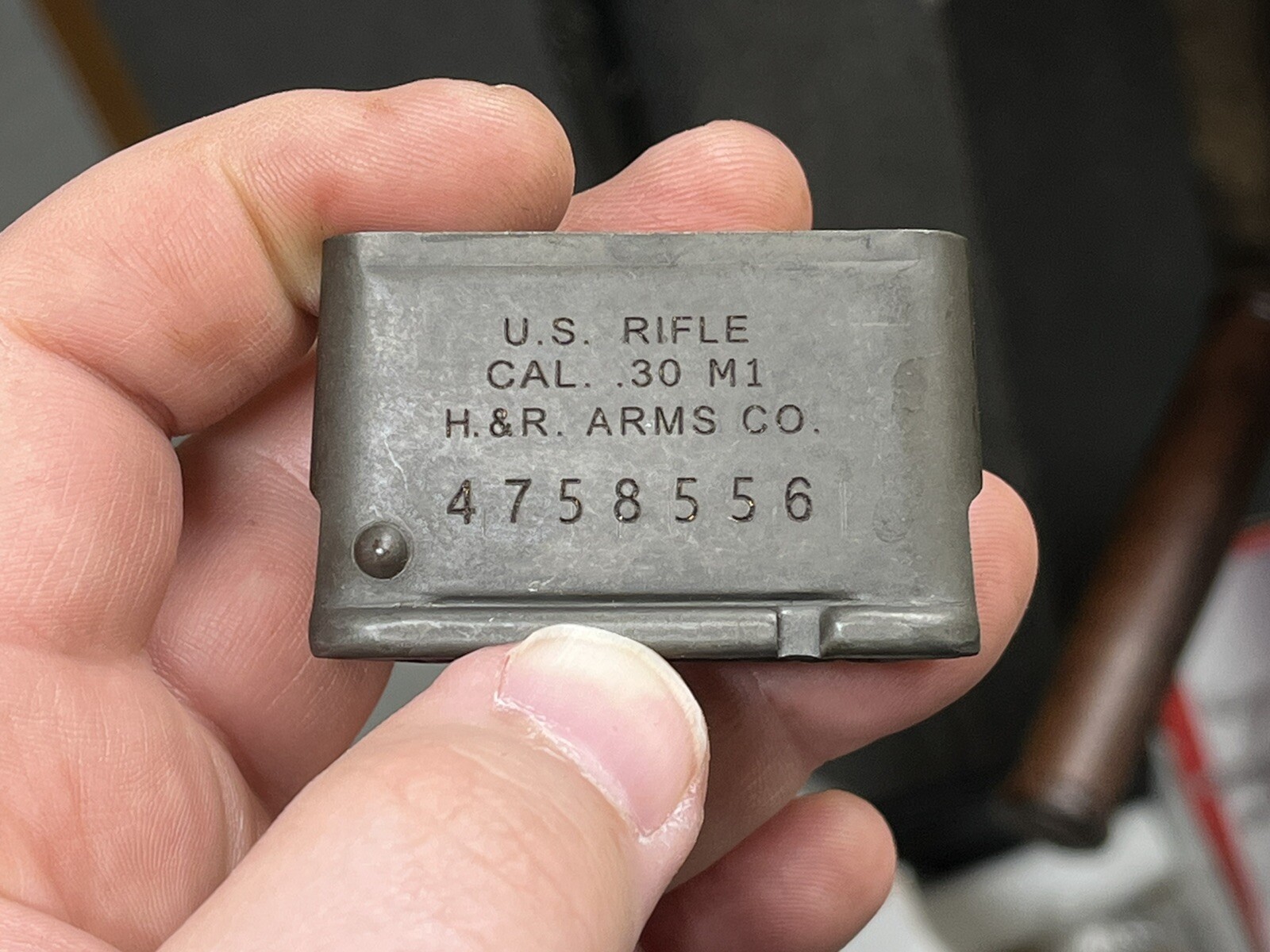 Custom Engraved M1 Garand En Bloc Clip, Have Your Rifles Markings Put On A Clip!