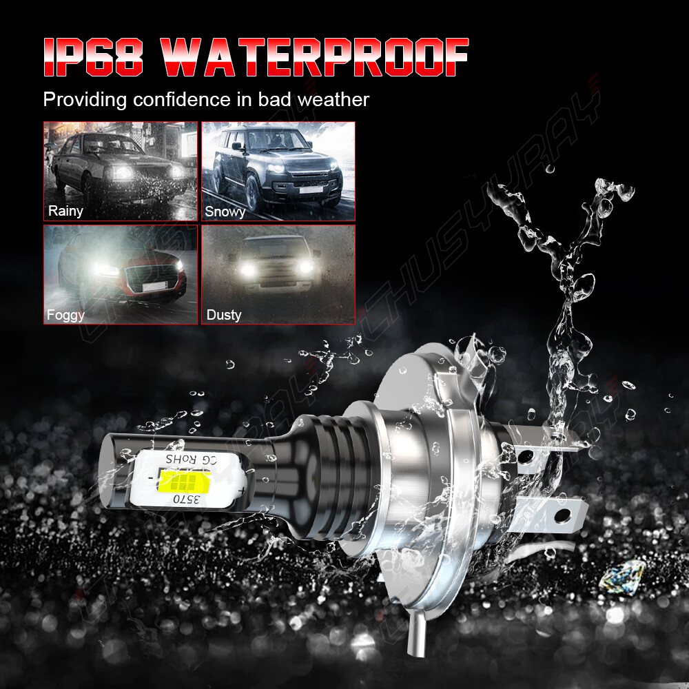 Ultra Hi/Lo LED AC/DC Bulb for Arctic Cat 0109-735 12v 60/60w A5988 Bright White