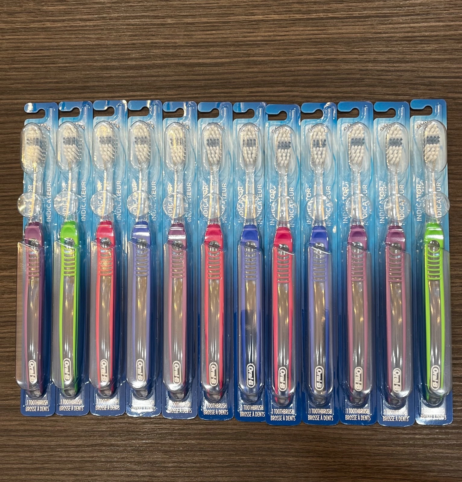 Oral-B Indicator 35sft Soft Adult Manual Toothbrushes Assorted Colors- 12 Count