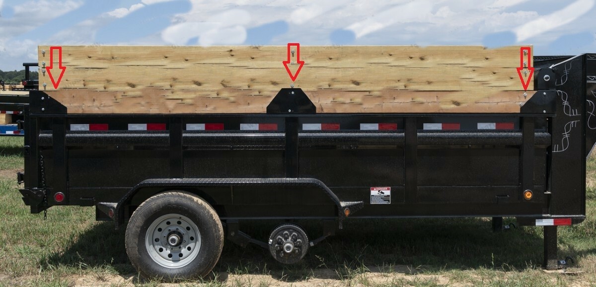 Build-Your-Own Extensions Bracket Kit for Dump Trailers **SCRATCHED**