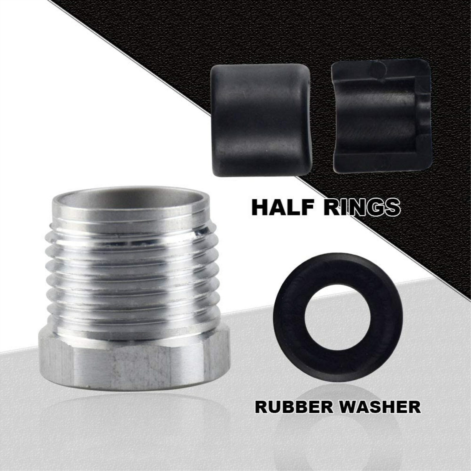 For Sea Doo Billet Reverse Cable Lock Nut Seal & Half Ring Kit 4 Tec GTX RXP GTI