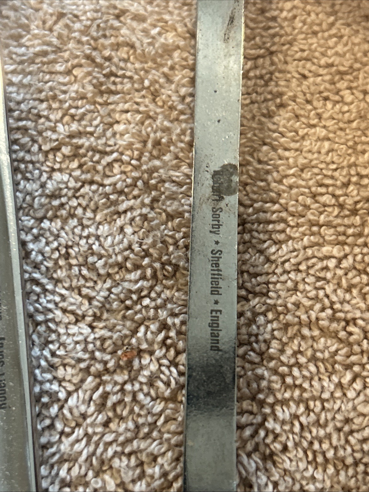 Robert Sorby carving gouges set of 4 with V tool, used