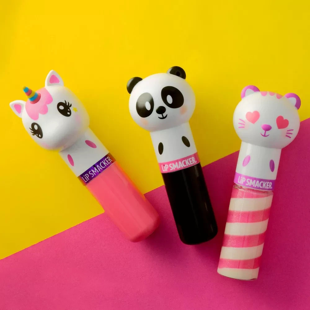 2 Pack Lip Smacker Lippy Pal Lip Balm - Unicorn/Panda/Kitten - 0.54oz