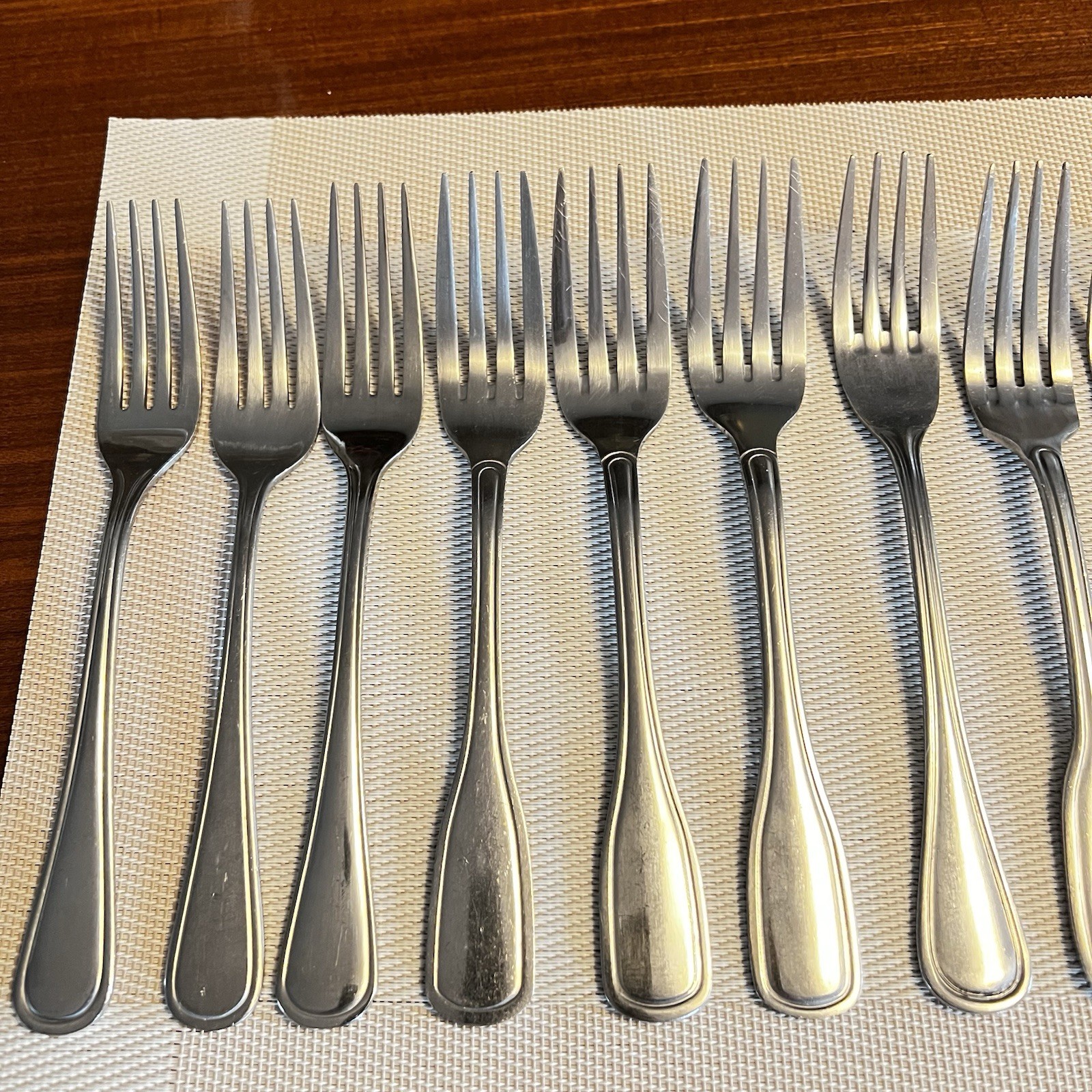 Vintage Heavy Stainless Steel Forks | Restaurant Ware Lot of 13 ABC, Walco, BII￼