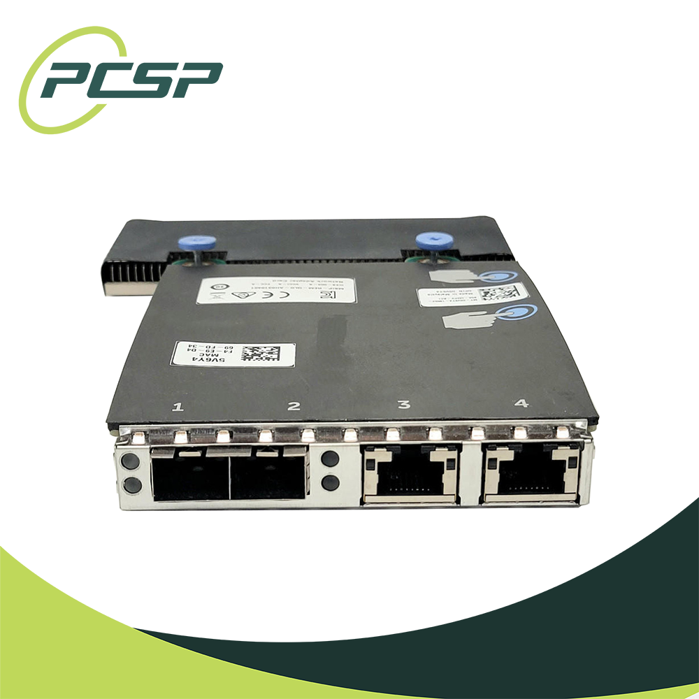 Dell 5V6Y4 QLogic QLE41264 2x 10GB SFP+, 2x 1GB RJ45 Network Daughter Card