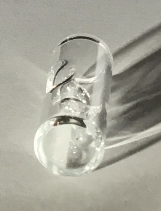 Glass Filter Tips Crutch 12mm x 5 pack