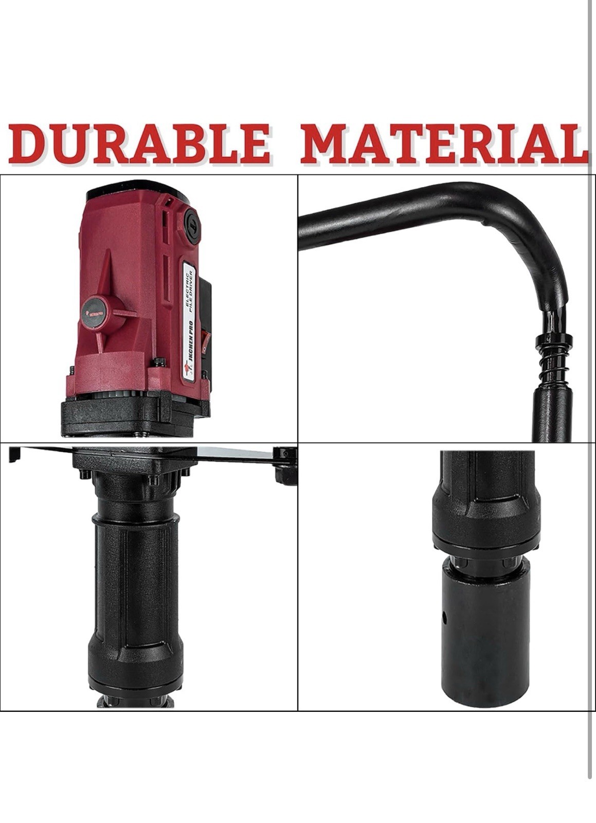 Electric Pile Driver Hammer - JKCHENPRO 2200W Electric T Post Driver 110V New