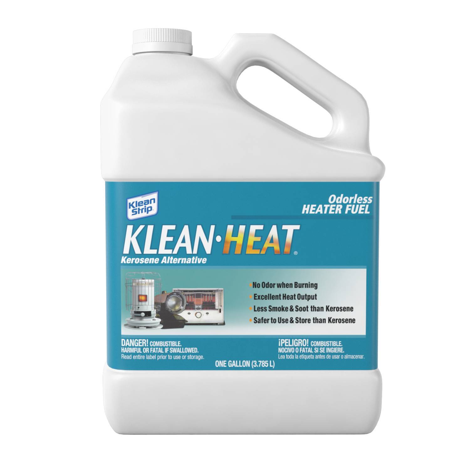 KleanHeat Lamp Fuel for Kerosene Heaters and Oil Lamps, Four 120 oz Jugs
