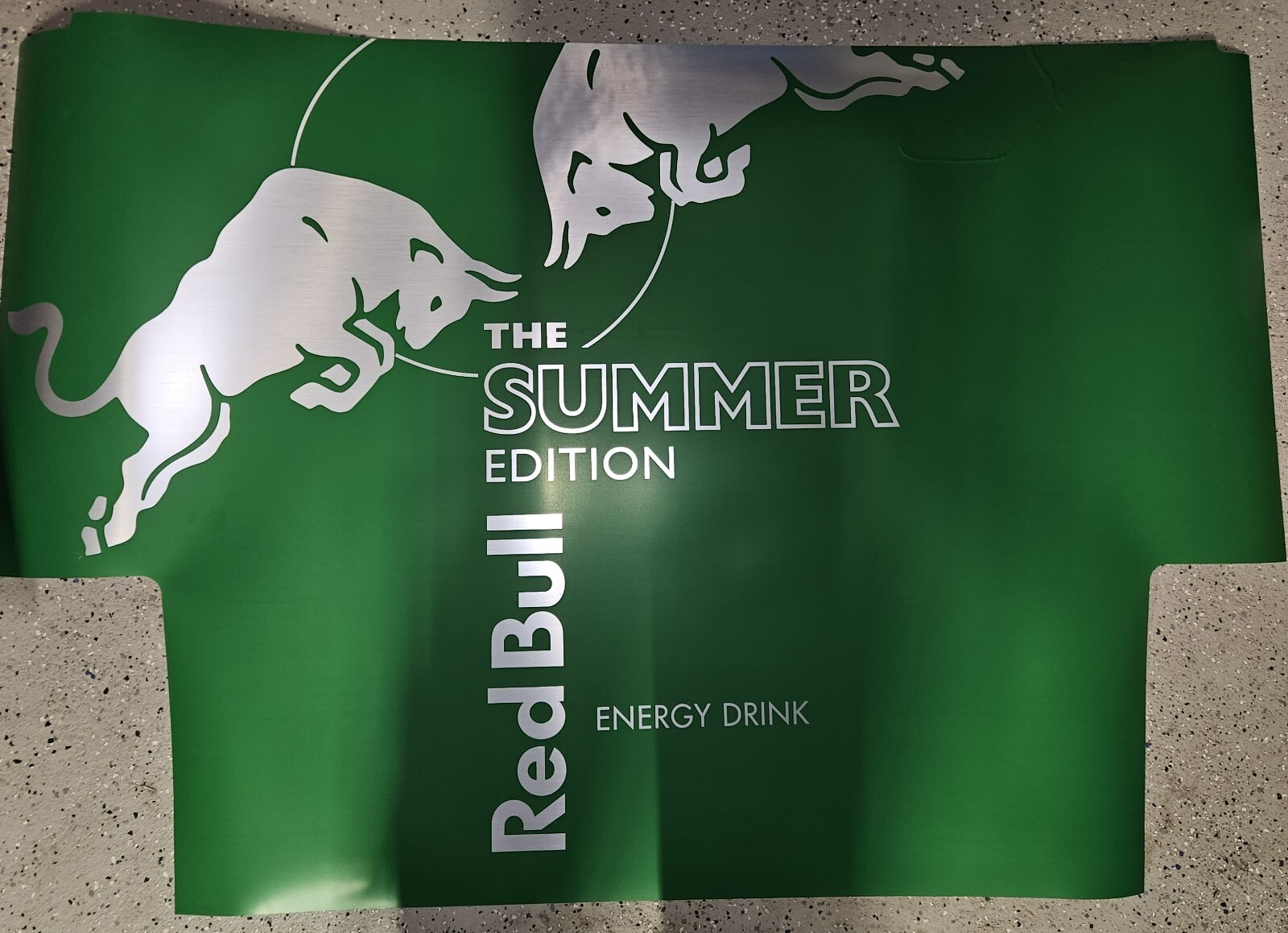 Red Bull Energy Green Summer Edition Drink Can Cooler Display Wrap