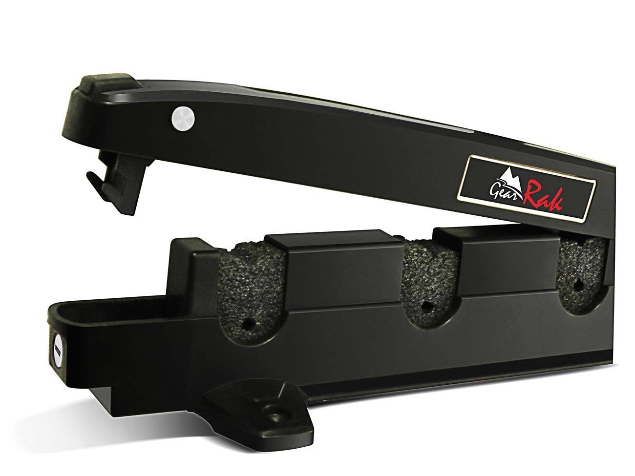 Up-Right Car / SUV Roof Rack Fishing Rod Transportation System 4 Rod Carrier