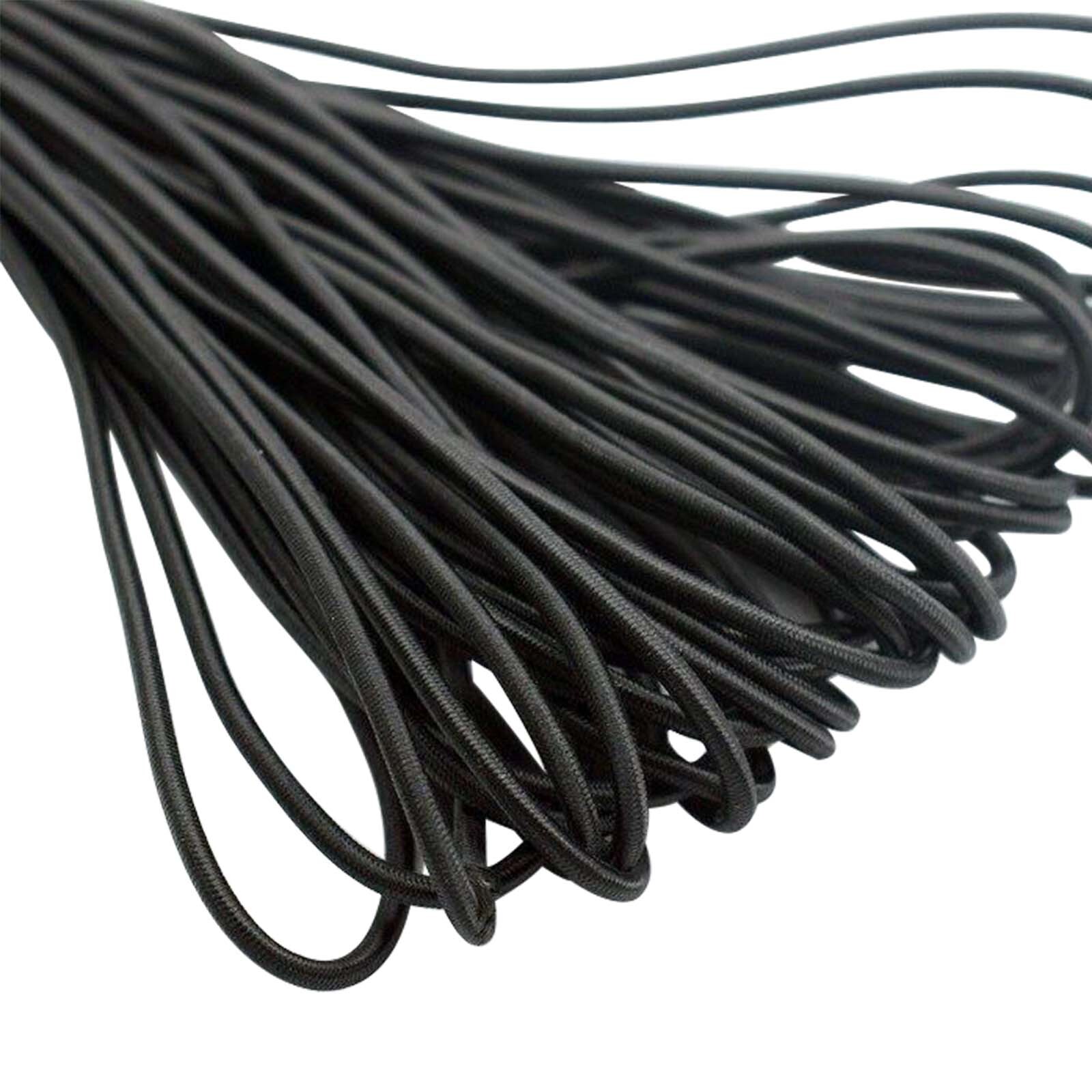 50ft-250ft Bungee Cord 1/8" Shock Cord Marine Grade Heavy Duty Tie Down Rope