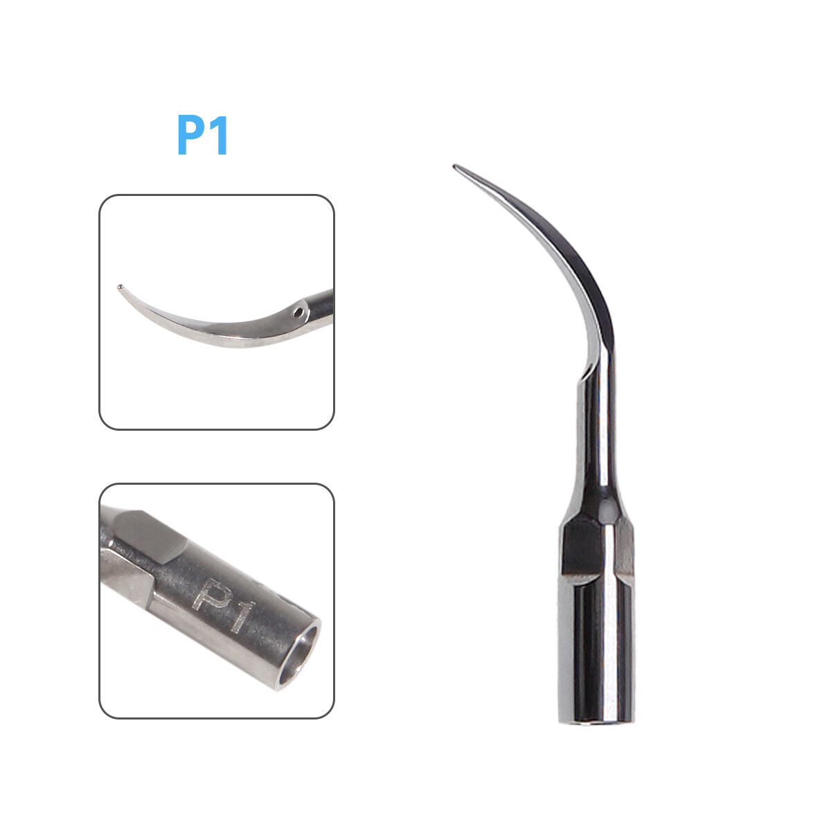 10* Dental Ultrasonic Piezo Perio Scaling Tips P1 for EMS Woodpecker Handpiece