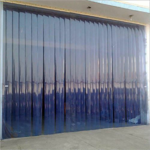 Strip Curtain Door 10ft Wide x 8ft 8"Ribbed Heavy Duty Scratch Resistant Pvc