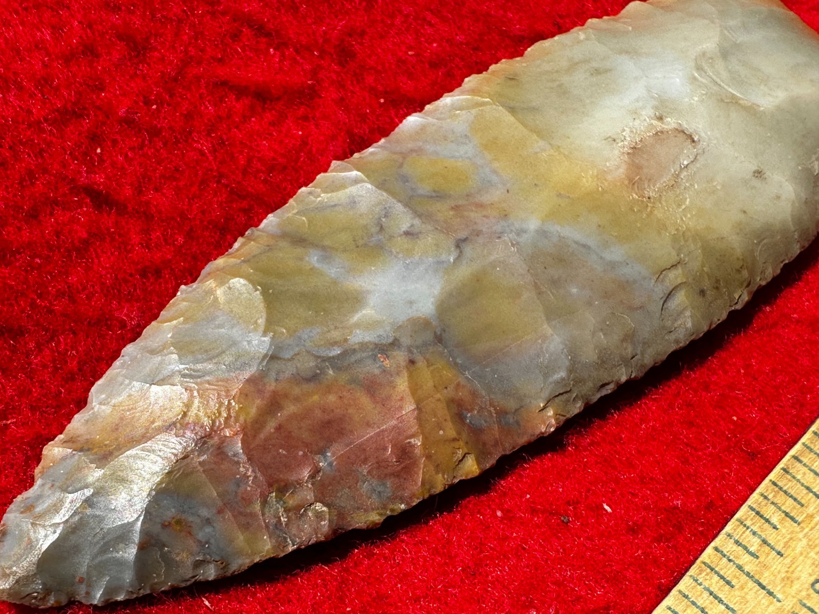 4 3/8" Flintridge Fluted Clovis Point, Indian Artifacts, Hopewell, Arrowheads