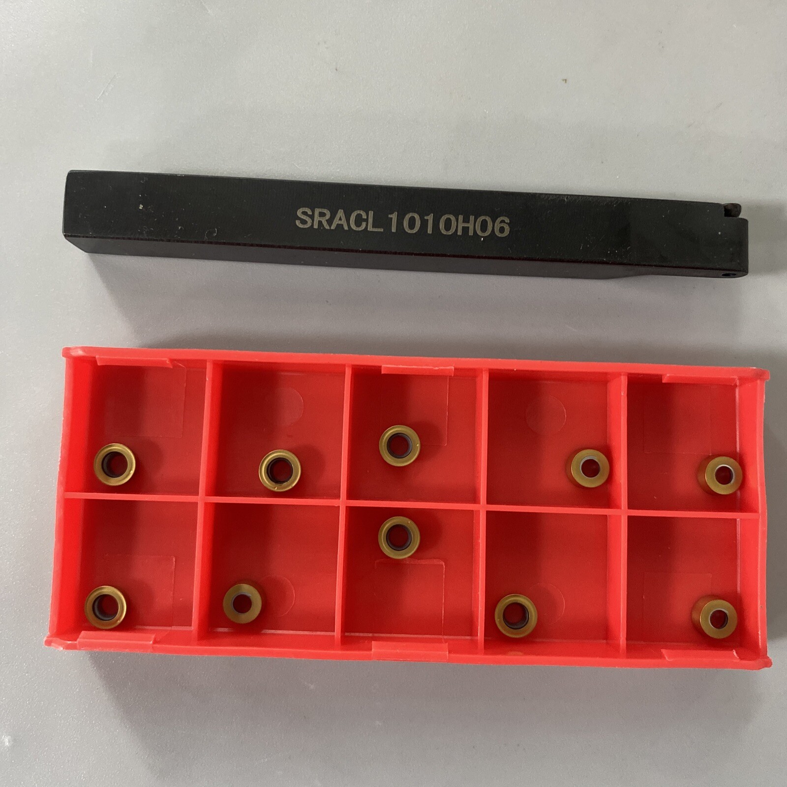 SRACL1010H06 Lathe Turning Tool 10x Round Carbide Inserts Boring Carving Set