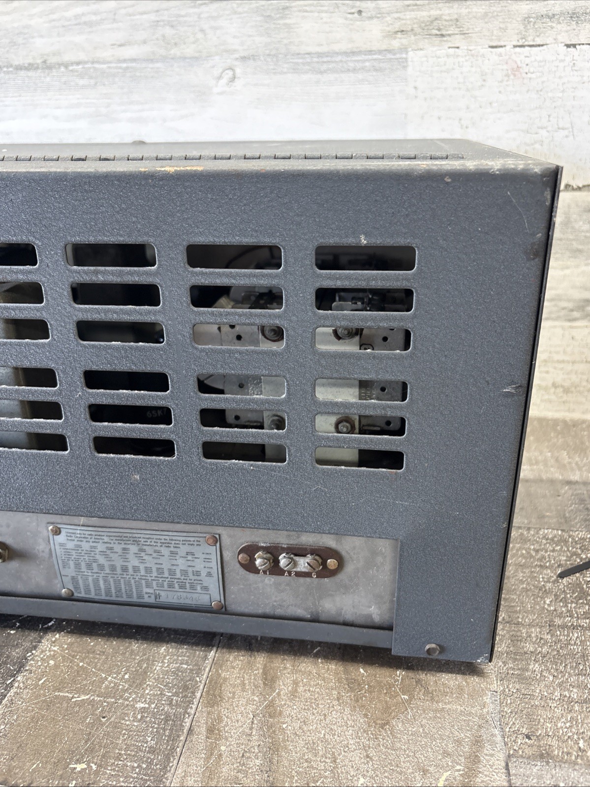 Hallicrafters SX-25 Super Defiant HF Communications Tube Receiver Works