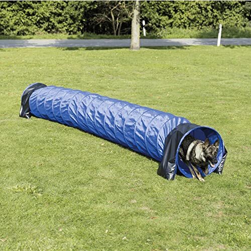 Dog Agility Tunnel 16.5' Portable Dog Training Tunnel Obedience Exercise Equi...