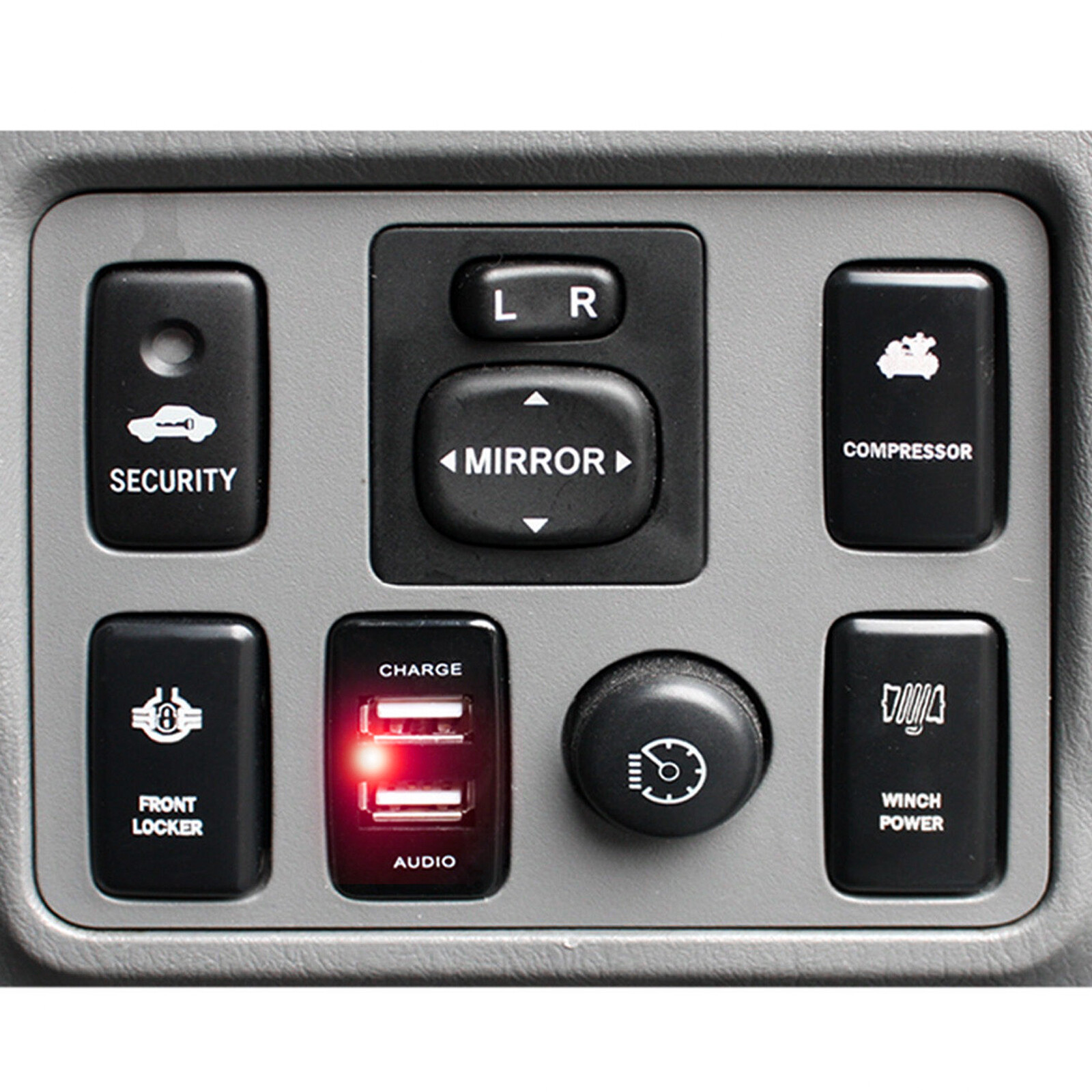 Car Dual USB Charger Socket Audio Port For Toyota 4Runner Highlander FJ Cruiser