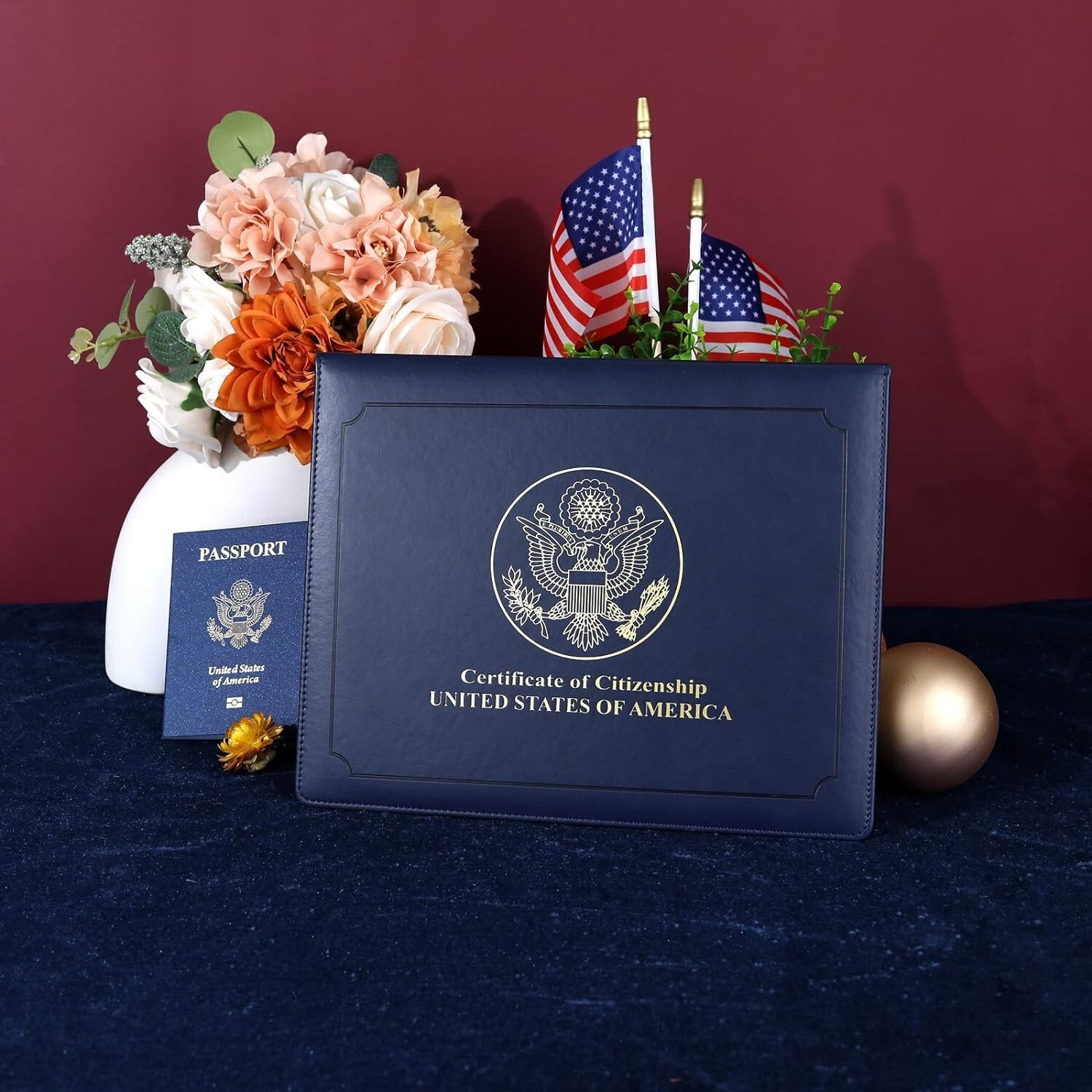 US Citizenship Certificate Holder - US Citizenship Gifts - PU Naturalization ...