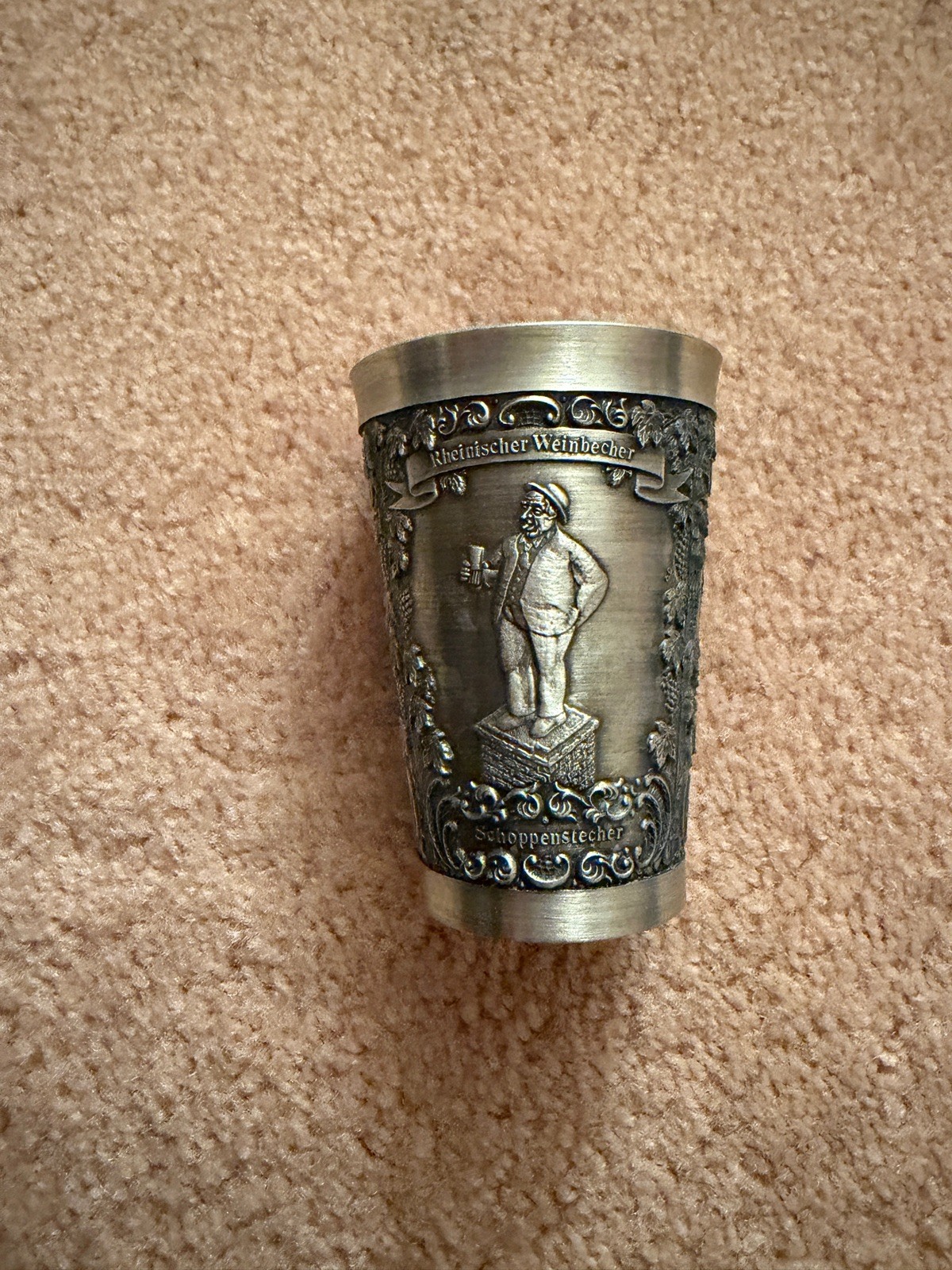 Antique German Pewter Cup
