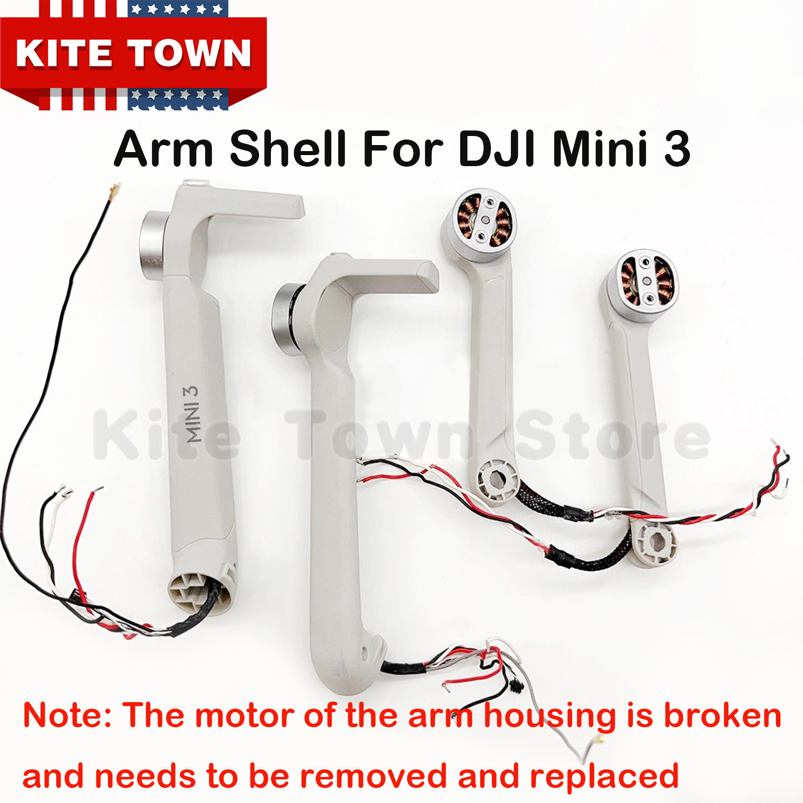 New Original Left/Right Front/Rear Motor Arm/Cover Shell For DJI Mini 3 Drone