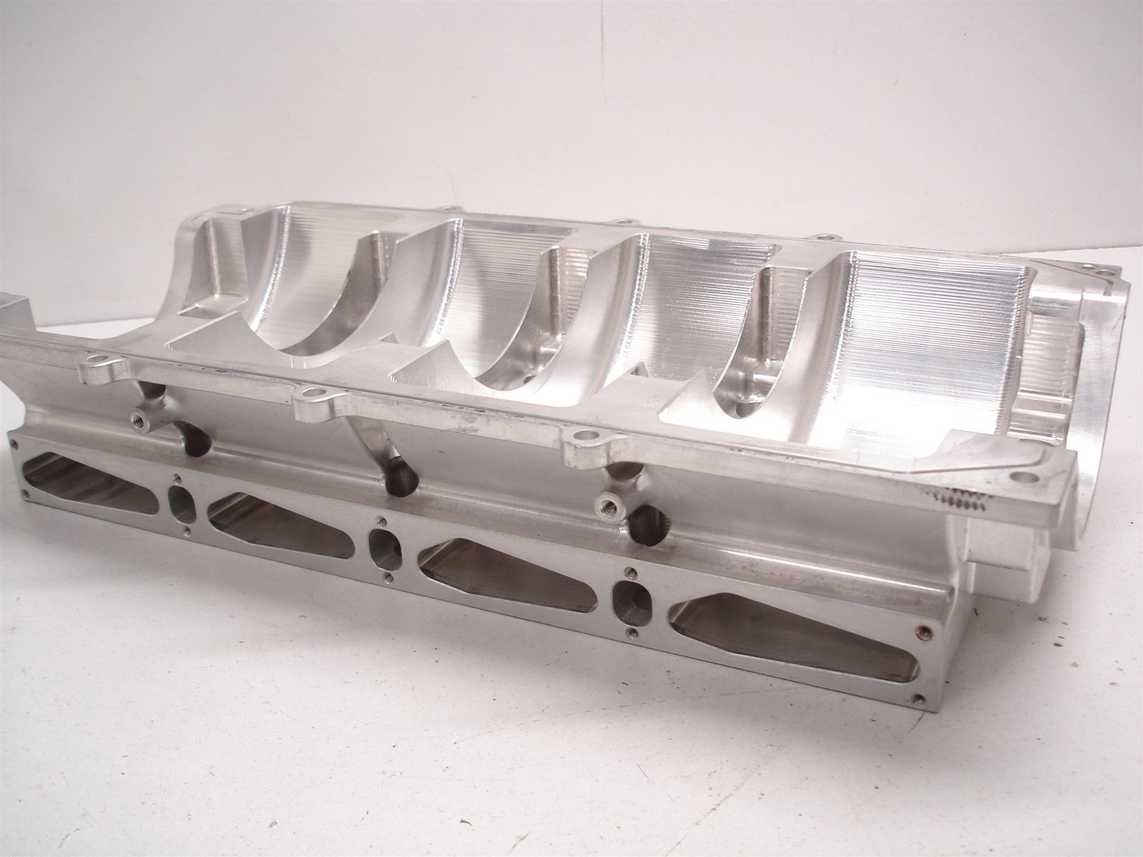 NASCAR BILLET ALUMINUM SEGMENTED GM R07 R07.2 CHEVY DRY SUMP OIL PAN - NO COVER