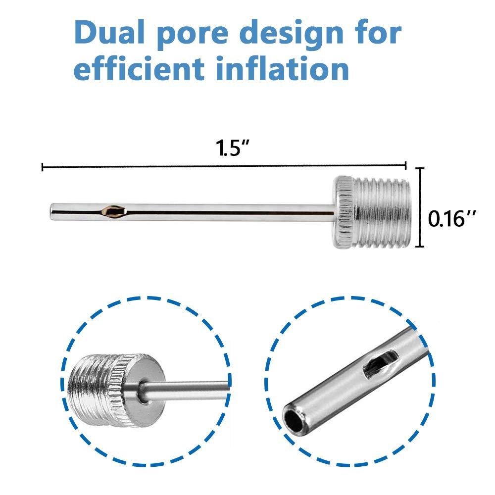 homepa 35pcs Air Pump Needle Air Inflation Needle for Basketball Soccer Ball
