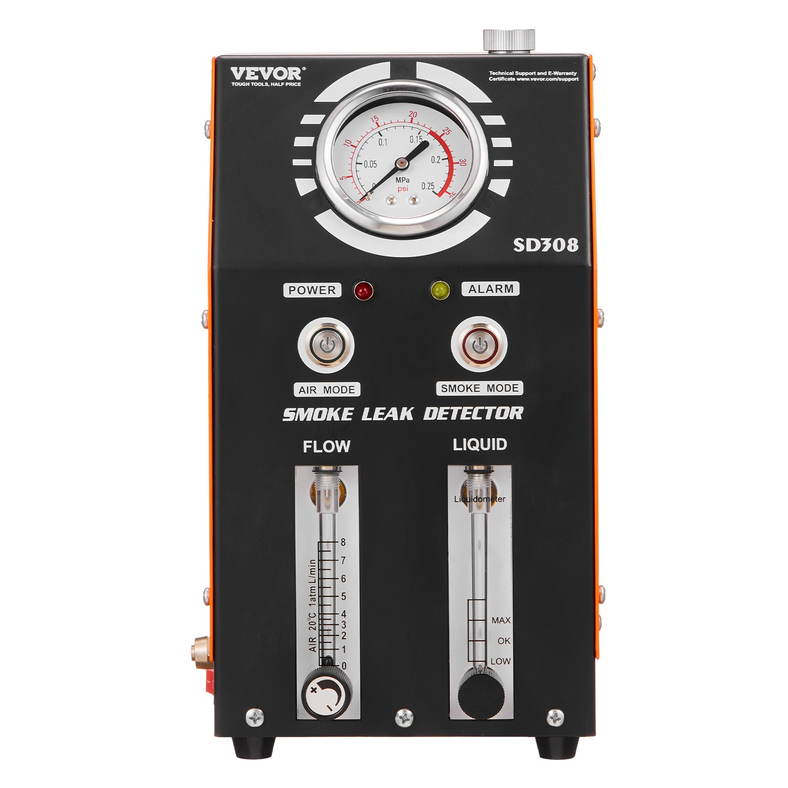 VEVOR Automotive Smoke Machine EVAP Vacuum Leak Detector with Built-in Air Pump