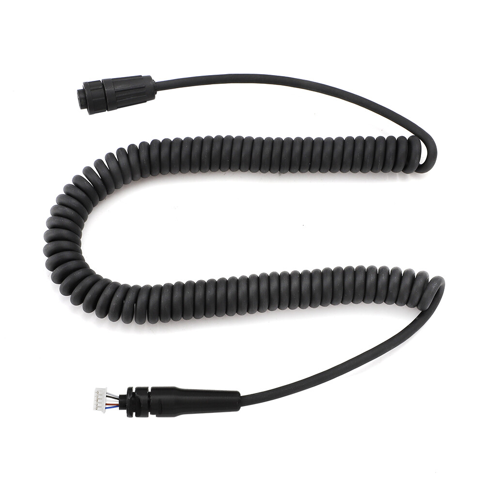 R49060 For Raytheon/Raymarine Ray 215 VHF Radio Microphone Mic Cord Cable Coiled