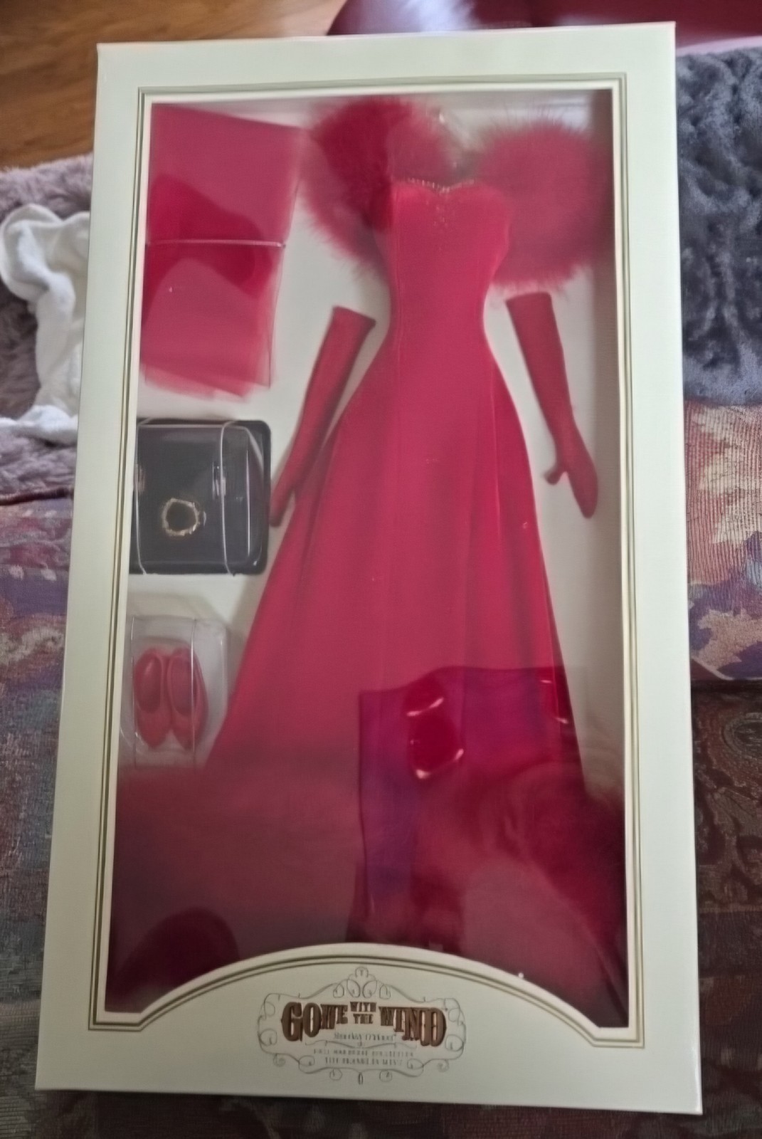 Franklin Mint Scarlett O'Hara Doll With Four Dresses