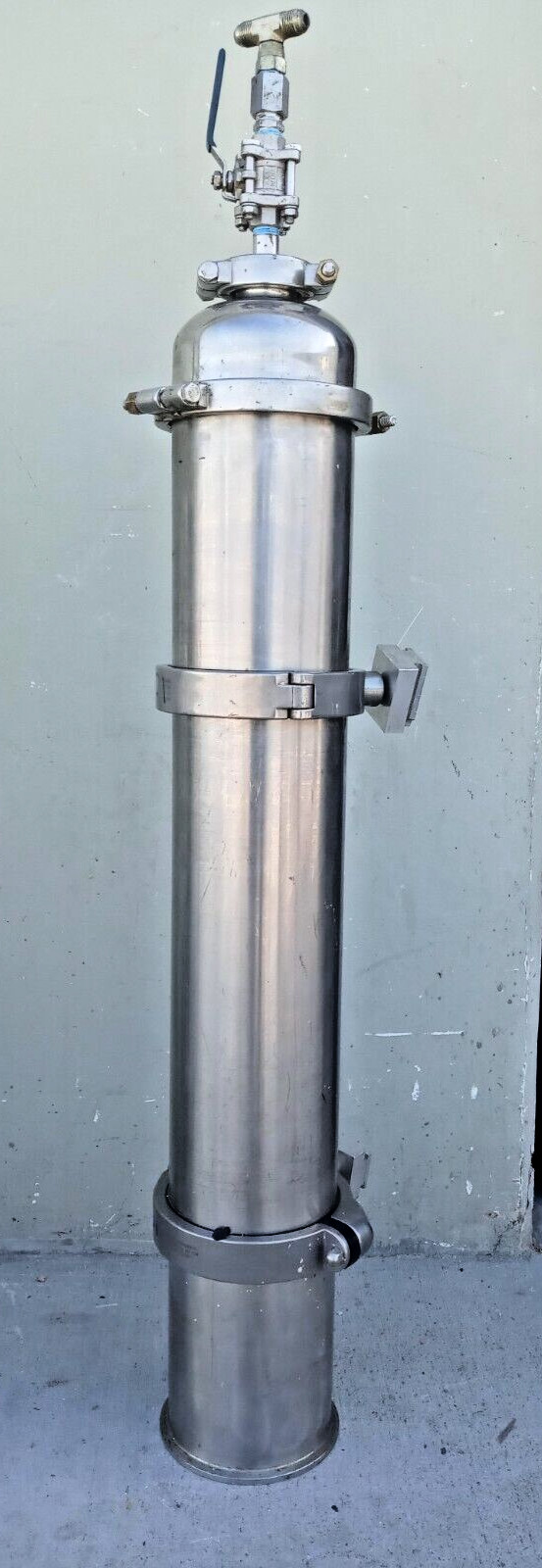 Xtractor Depot SS304 Stainless Steel 36" Spool Round Tri-Clamp Oil Extractor Tub